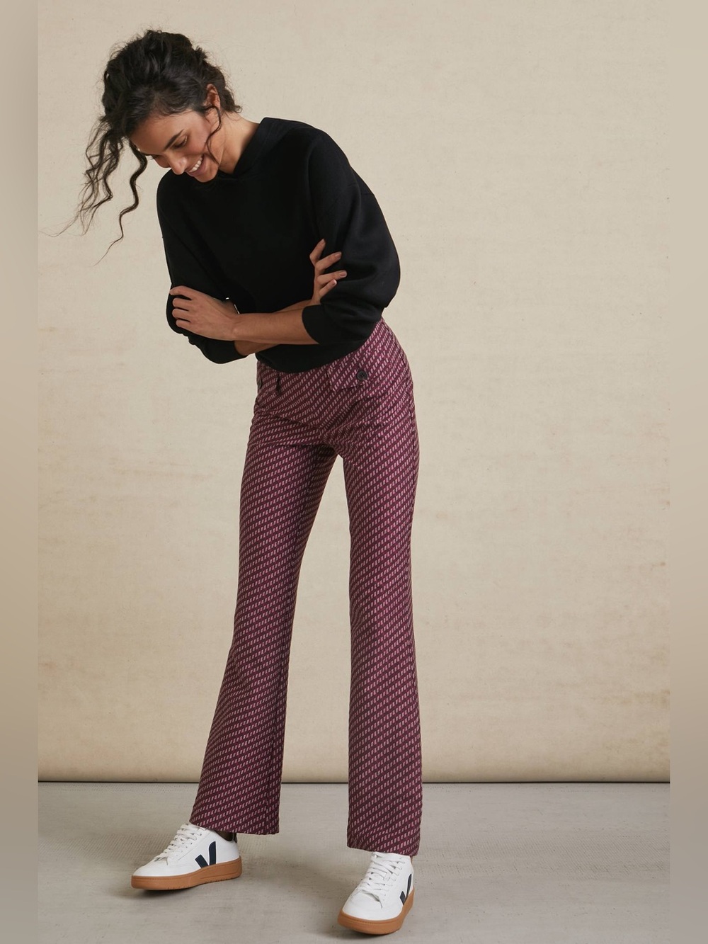 NWT Anthropologie The Essential Slim Flared Pants Size 4
